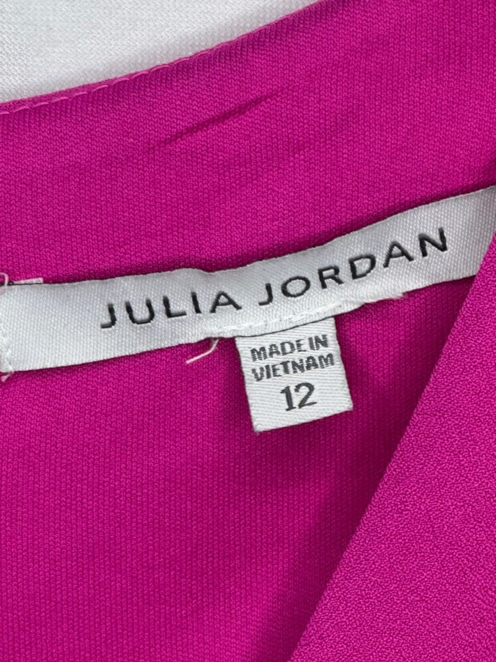julia jordan Magenta Tie-Front Wide-Leg Jumpsuit  Sz 12‎ - Picture 7 of 9